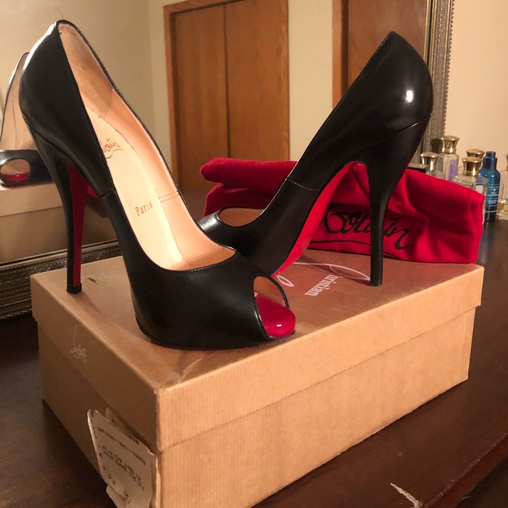 Christian Louboutin Peep Toe Pumps